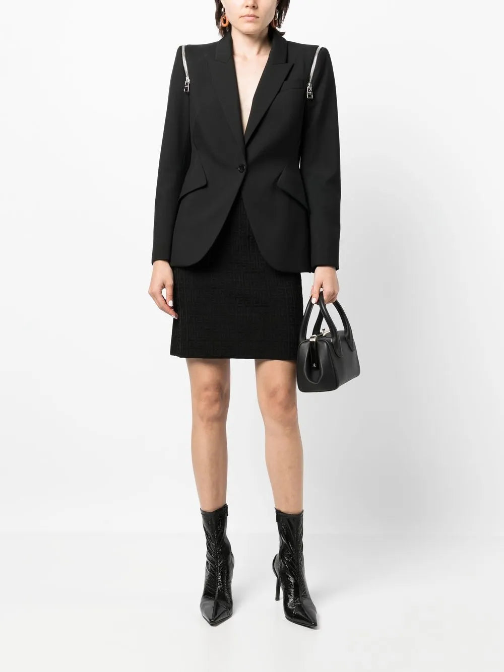 4G Monogram-Jacquard Mini Skirt