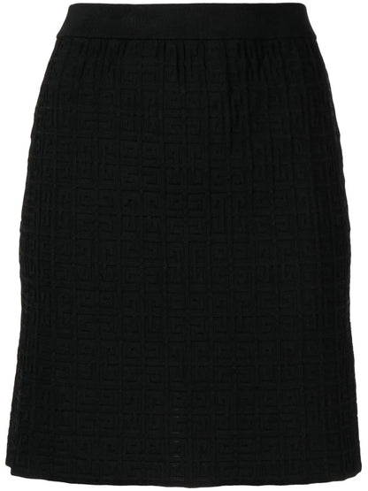 4G Monogram-Jacquard Mini Skirt