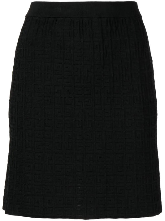 4G Monogram-Jacquard Mini Skirt