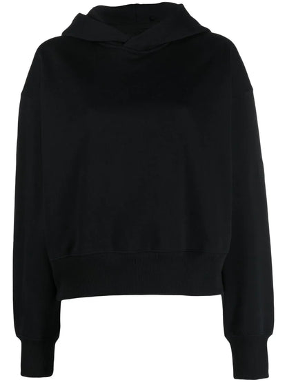 Logo-Patch Long-Sleeve Hoodie