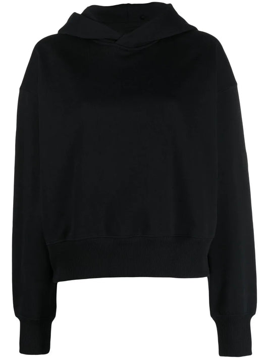 Logo-Patch Long-Sleeve Hoodie