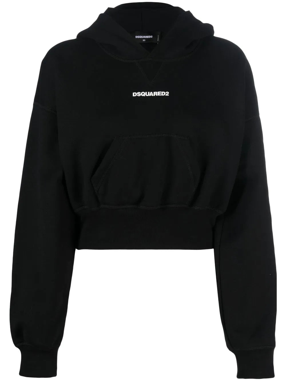Logo-Print Attached-Cap Hoodie