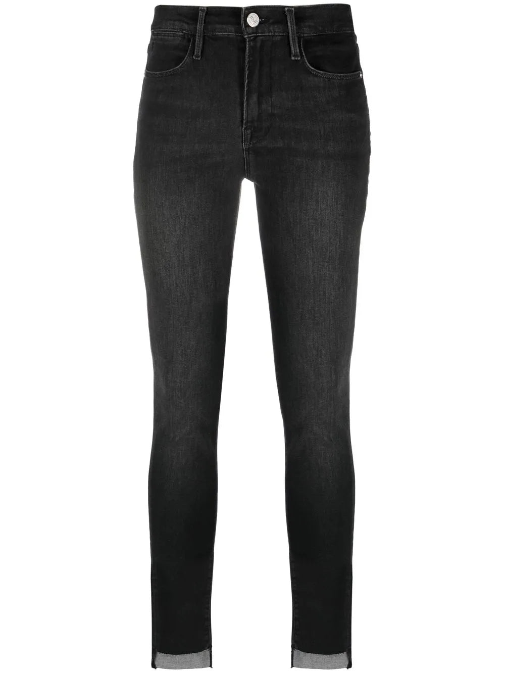 Le High Skinny Raw-Hem Jeans