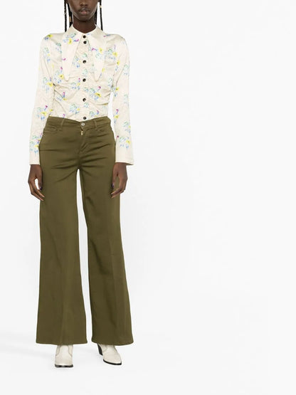 Le Pixie Palazzo Wide-Leg Jeans