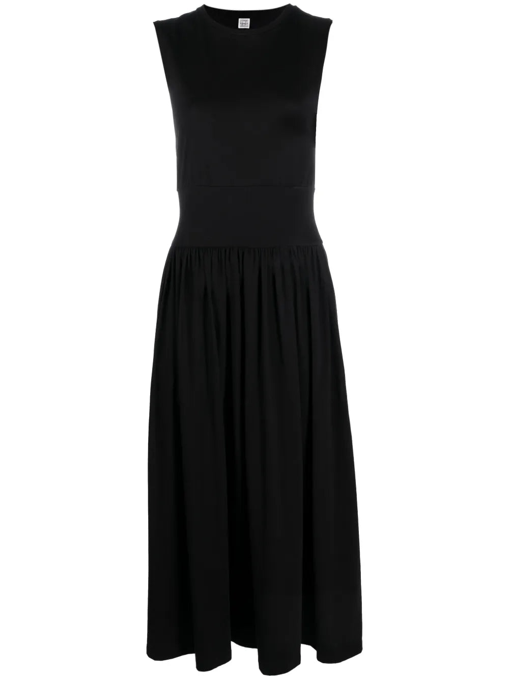 Sleeveless Cotton Midi Dress