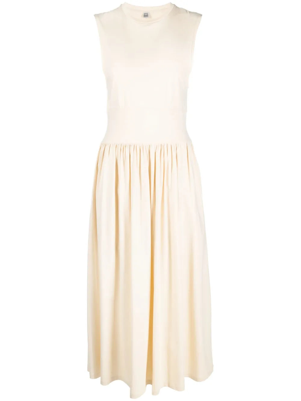 Sleeveless Flared Midi Dress