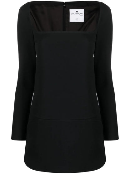 Square-Neck Mini Dress