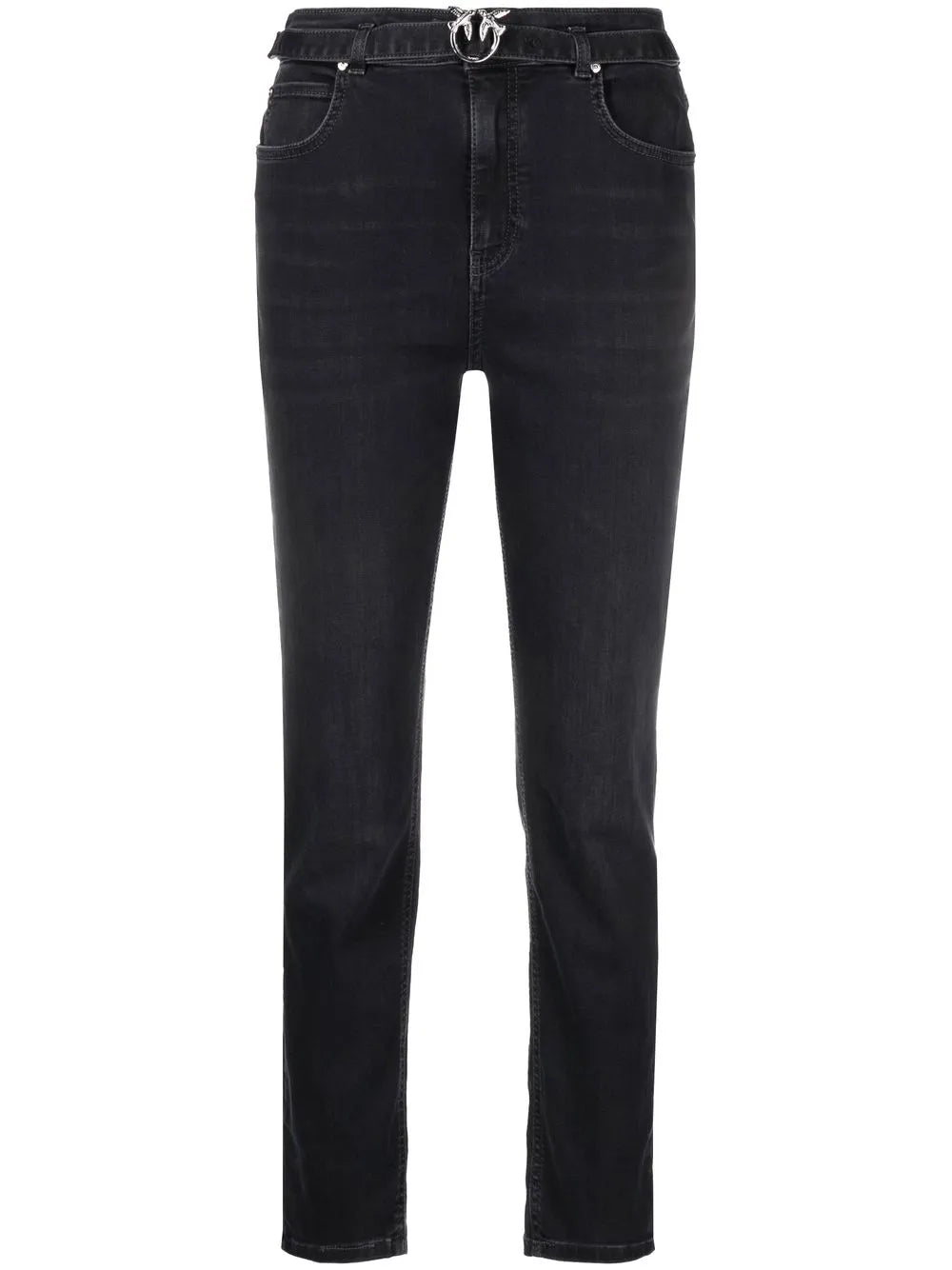 Straight-Leg Denim Jeans