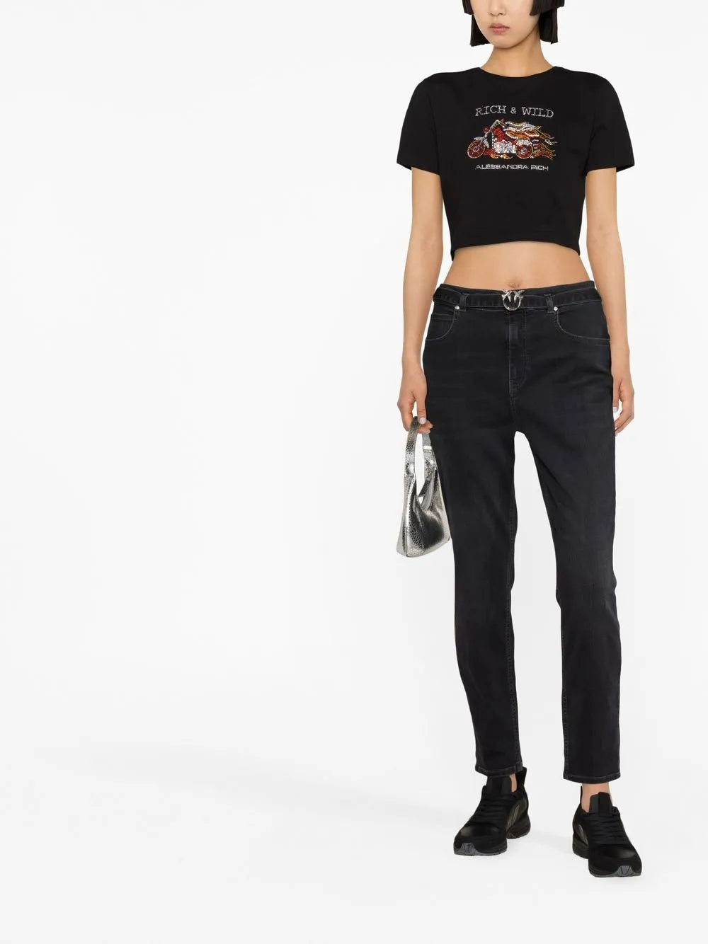 Straight-Leg Denim Jeans