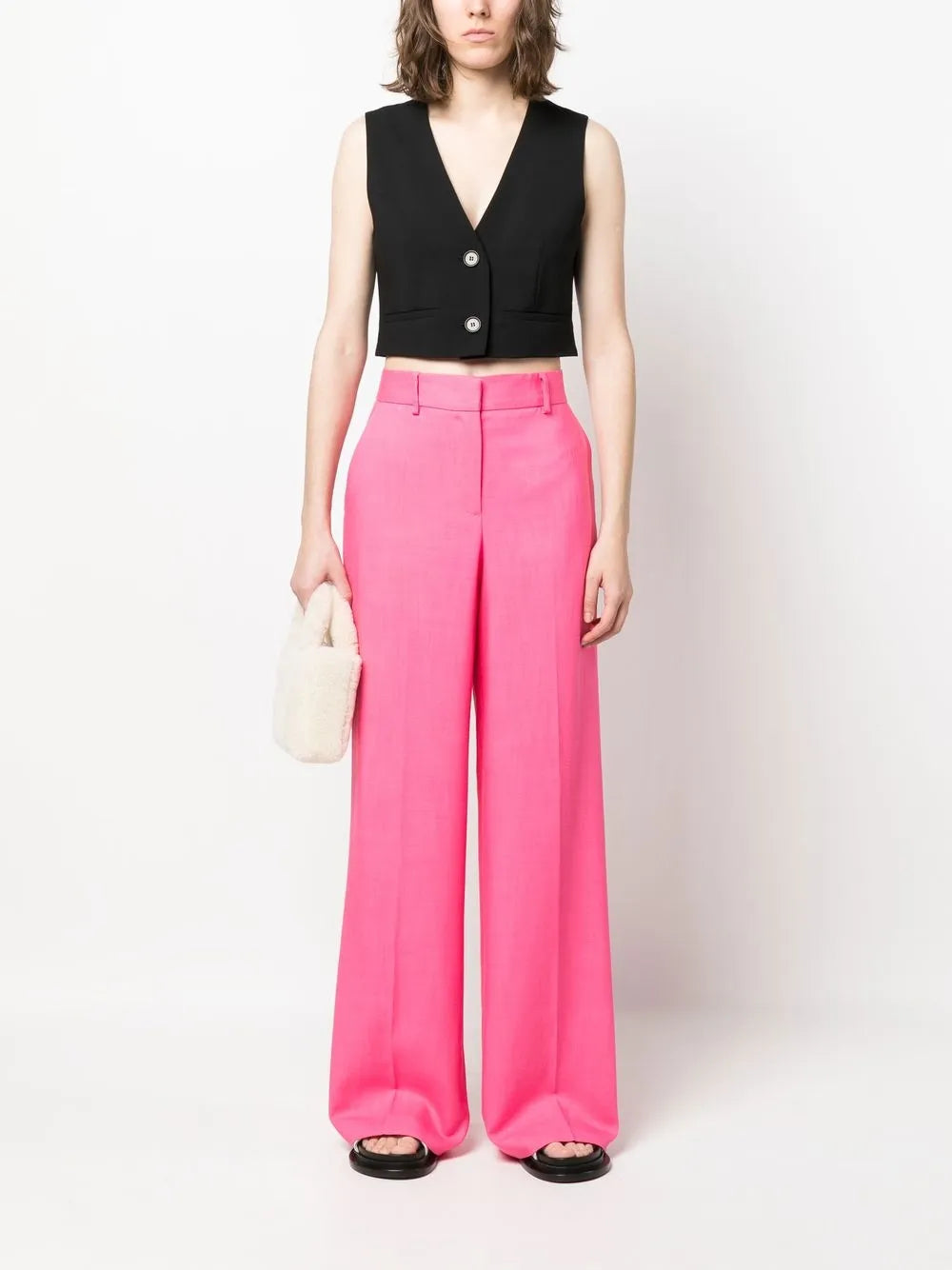 Straight-Leg Tailored Trousers