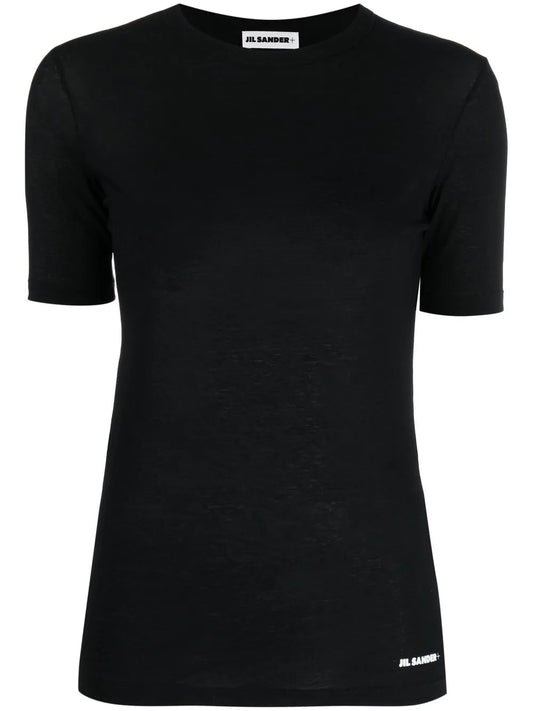 Logo-Print Hem T-Shirt