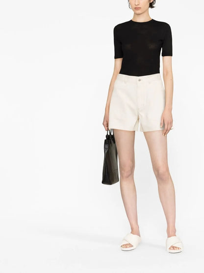 Logo-Print Hem T-Shirt