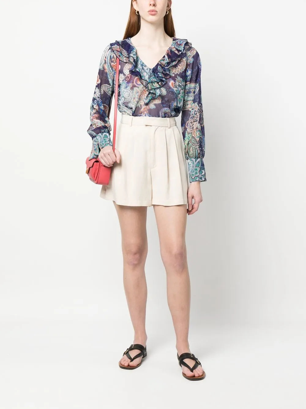 Sheer Paisley Top
