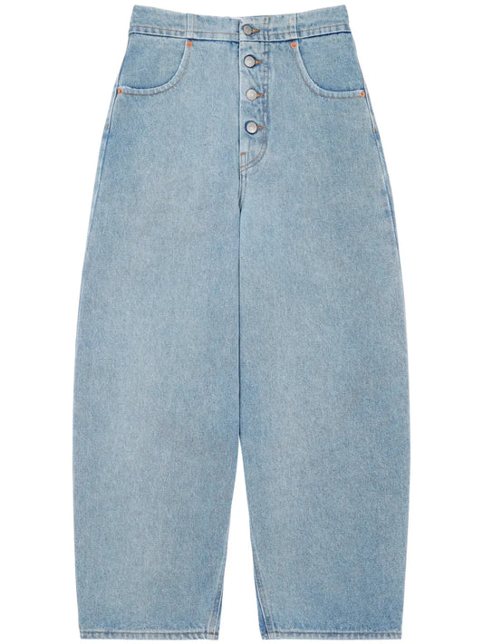 Mid-Rise Cropped Jeans
