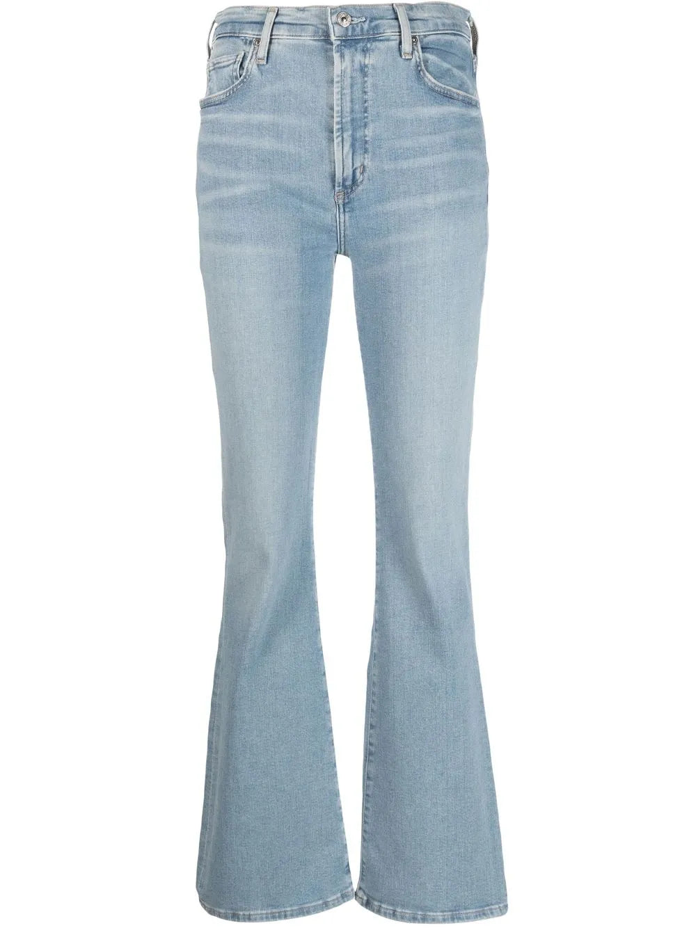 Mid-Rise Flared Jeans