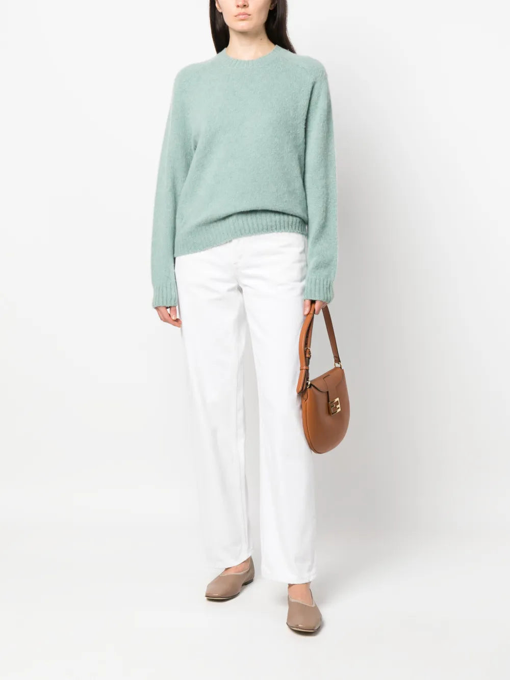 Round-Neck Wool Jumper
