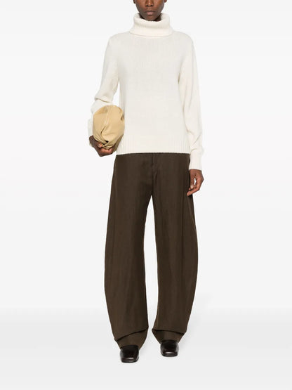 Roll-Neck Wool Jumper