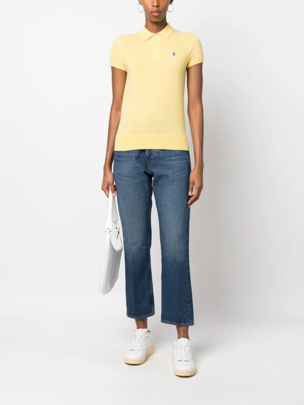 Polo Pony Cashmere Polo Top