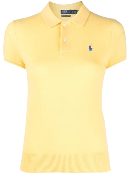 Polo Pony Cashmere Polo Top