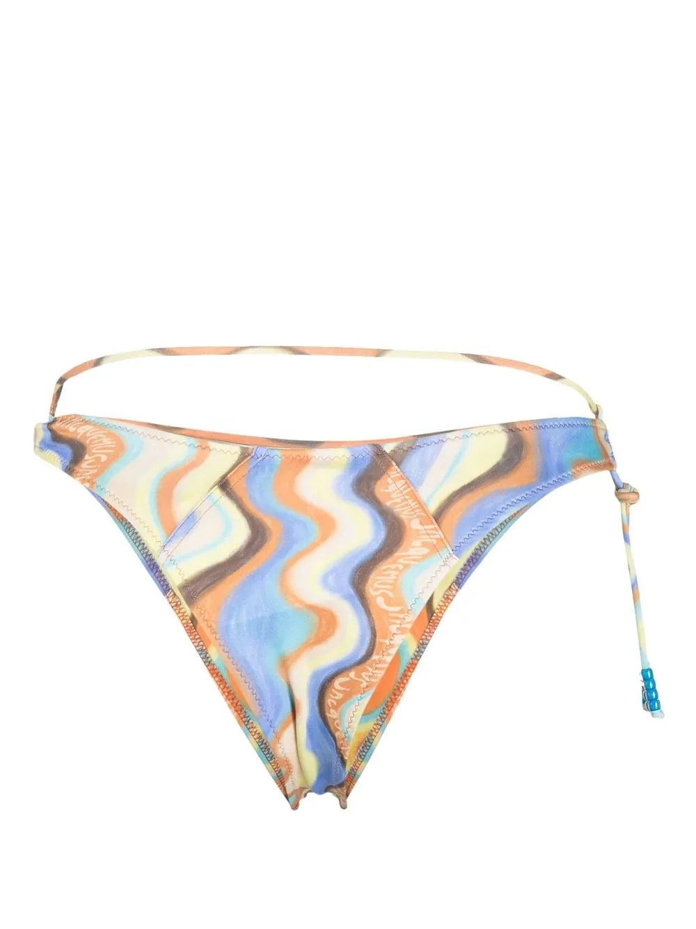 Graphic-Print Bikini Bottom