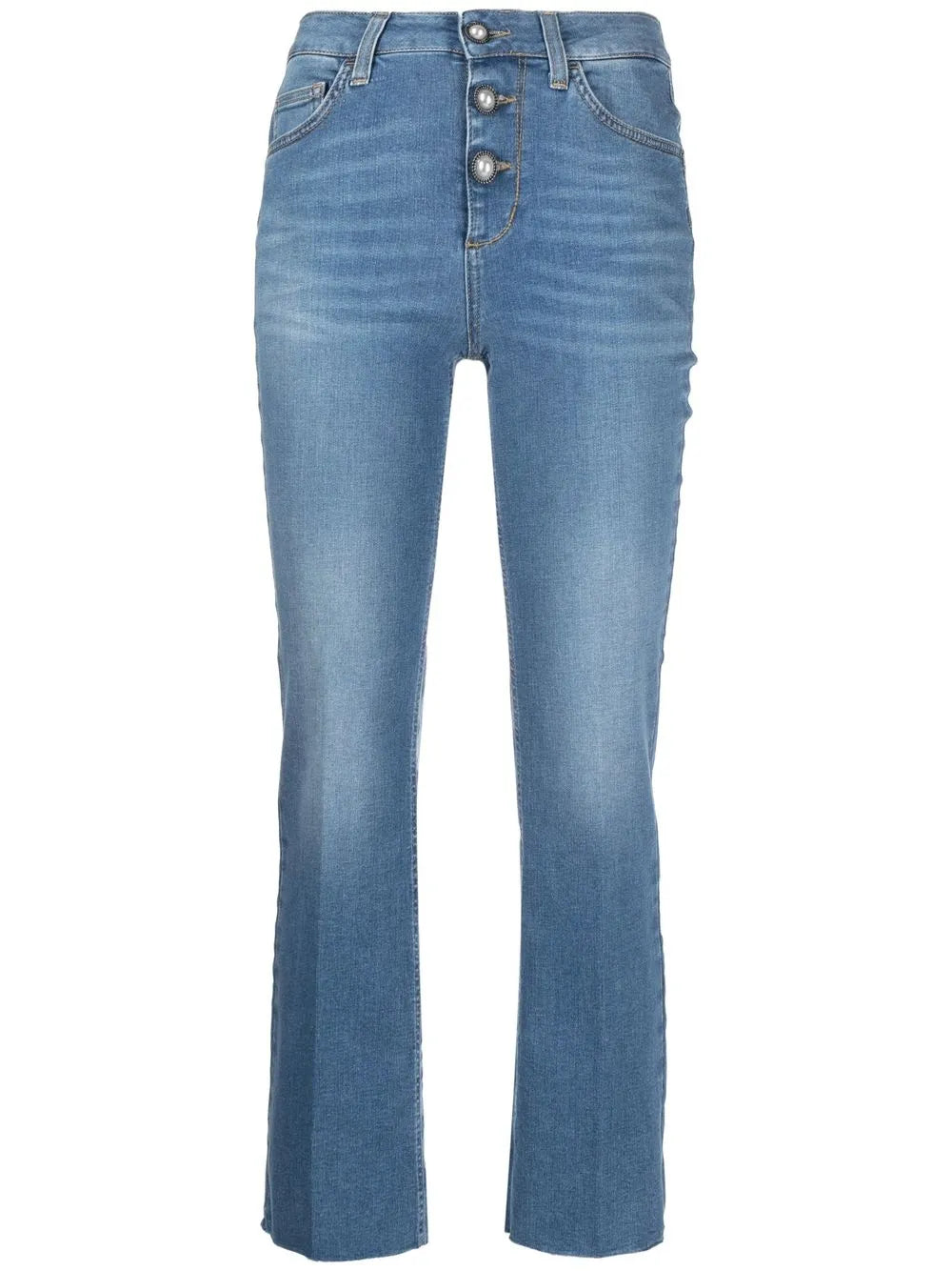 Mid-Rise Cropped Jeans