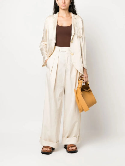 Long-Sleeved Tailored Blazer