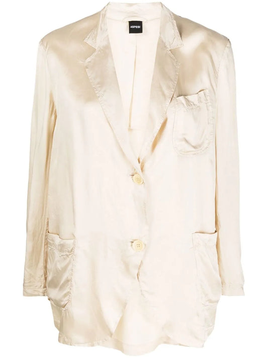 Long-Sleeved Tailored Blazer