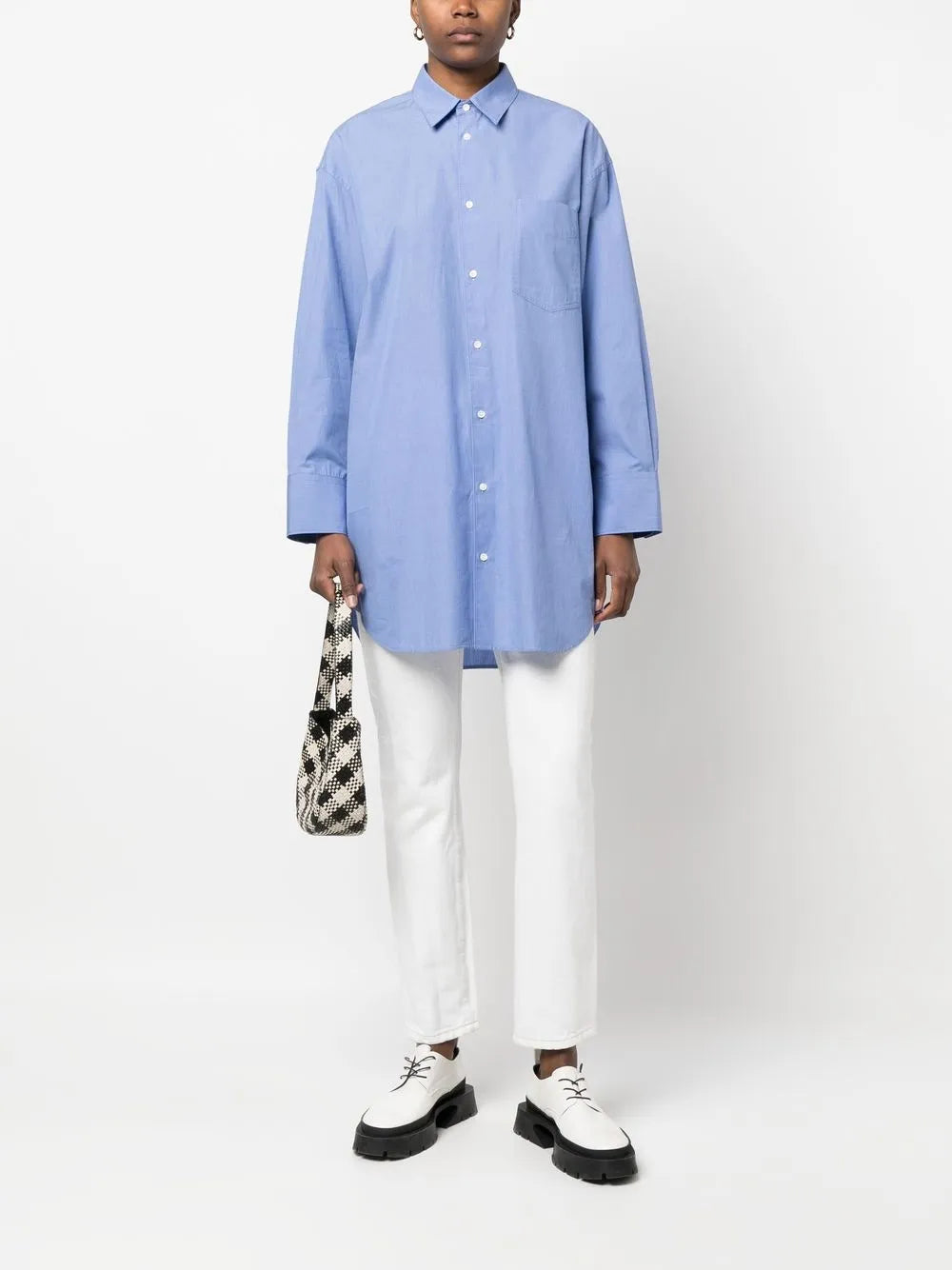 Long-Sleeved Cotton Shirt