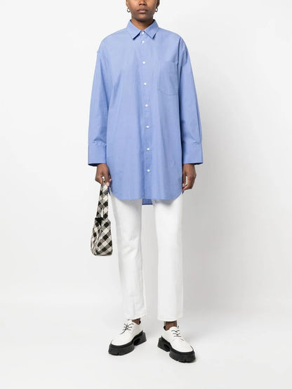 Long-Sleeved Cotton Shirt