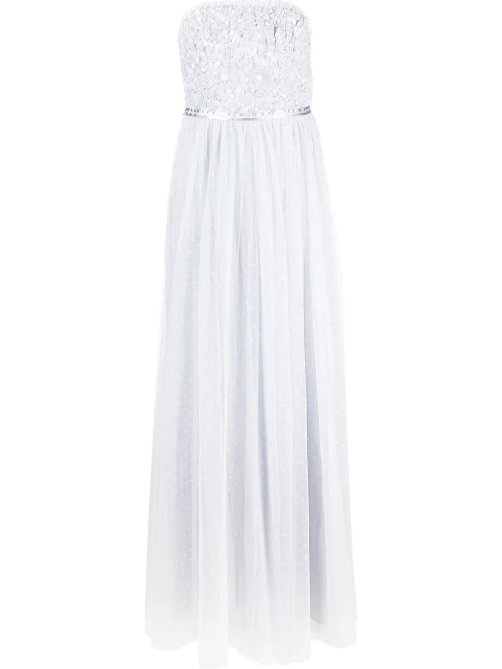 High-Shine Strapless Dress