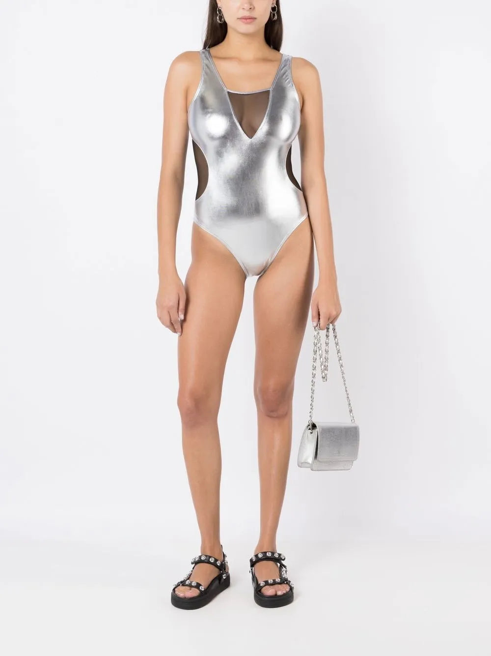 Michelle Metallic One-Piece