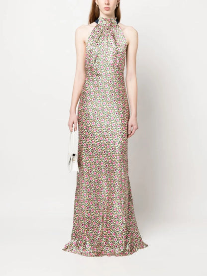 Michelle Halterneck Gown