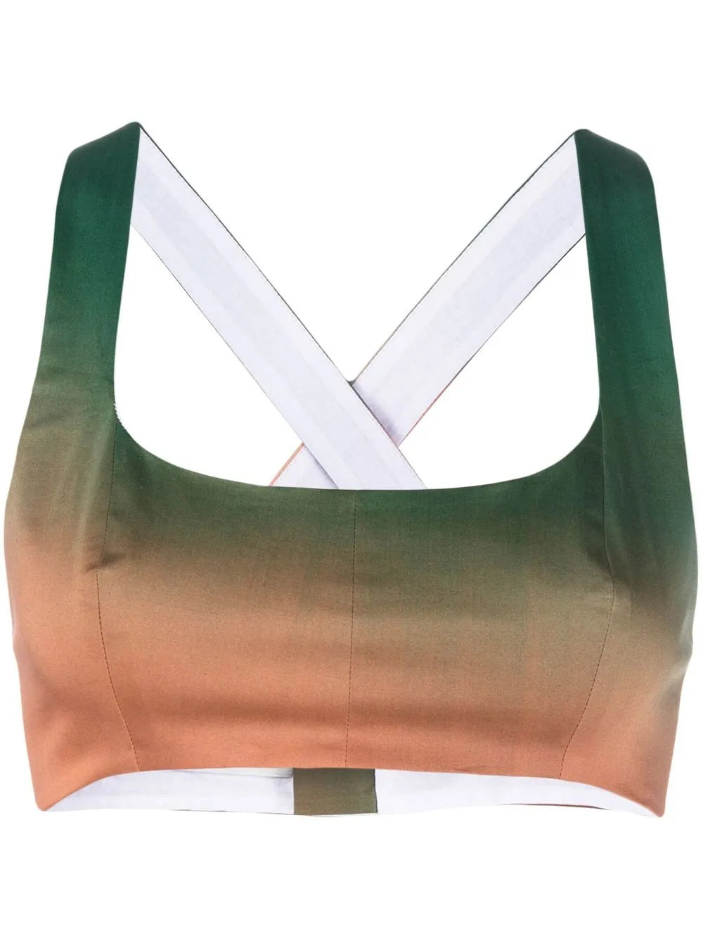 Gradient-Effect Cropped Top