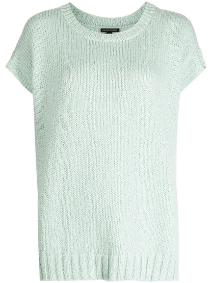 Round-Neck Knitted Top