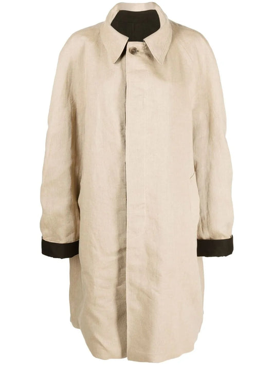 Reversible Linen Coat