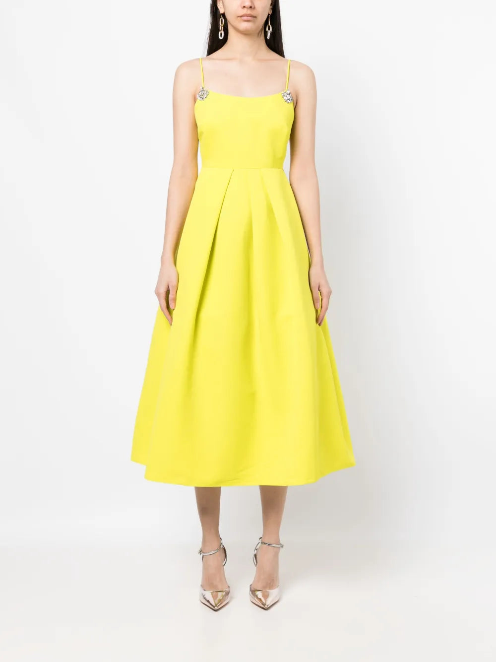 Auda Flared Midi Dress