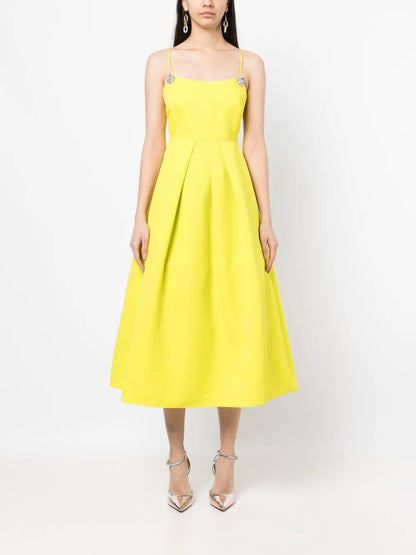 Auda Flared Midi Dress