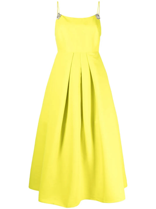 Auda Flared Midi Dress