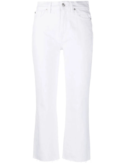 Mid-Rise Cropped Trousers