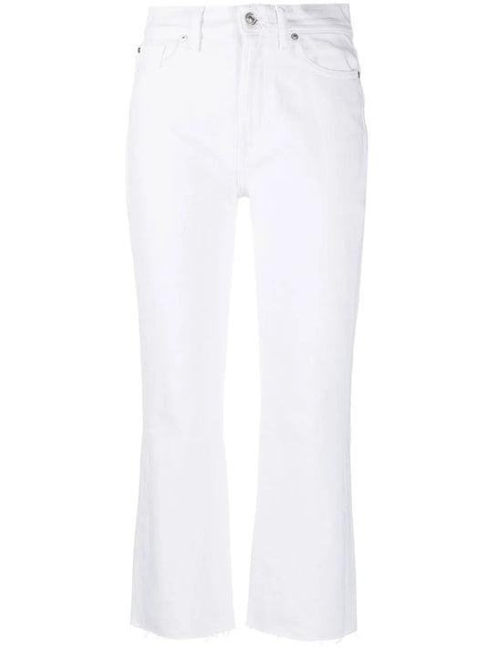 Mid-Rise Cropped Trousers