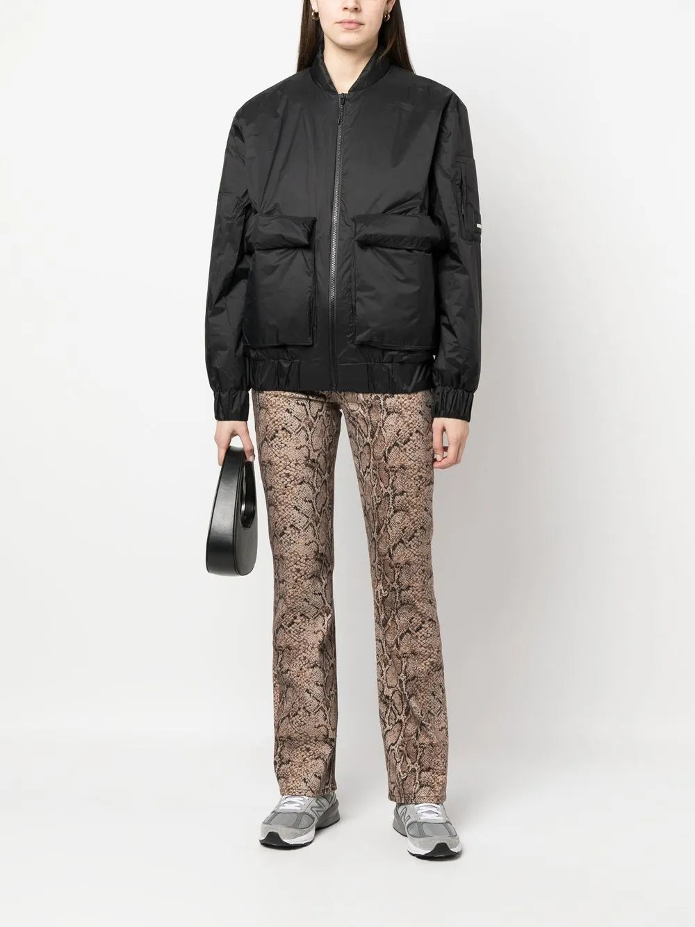 Flap-Pockets Puffer Jacket