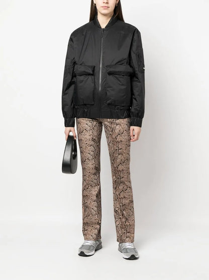 Flap-Pockets Puffer Jacket