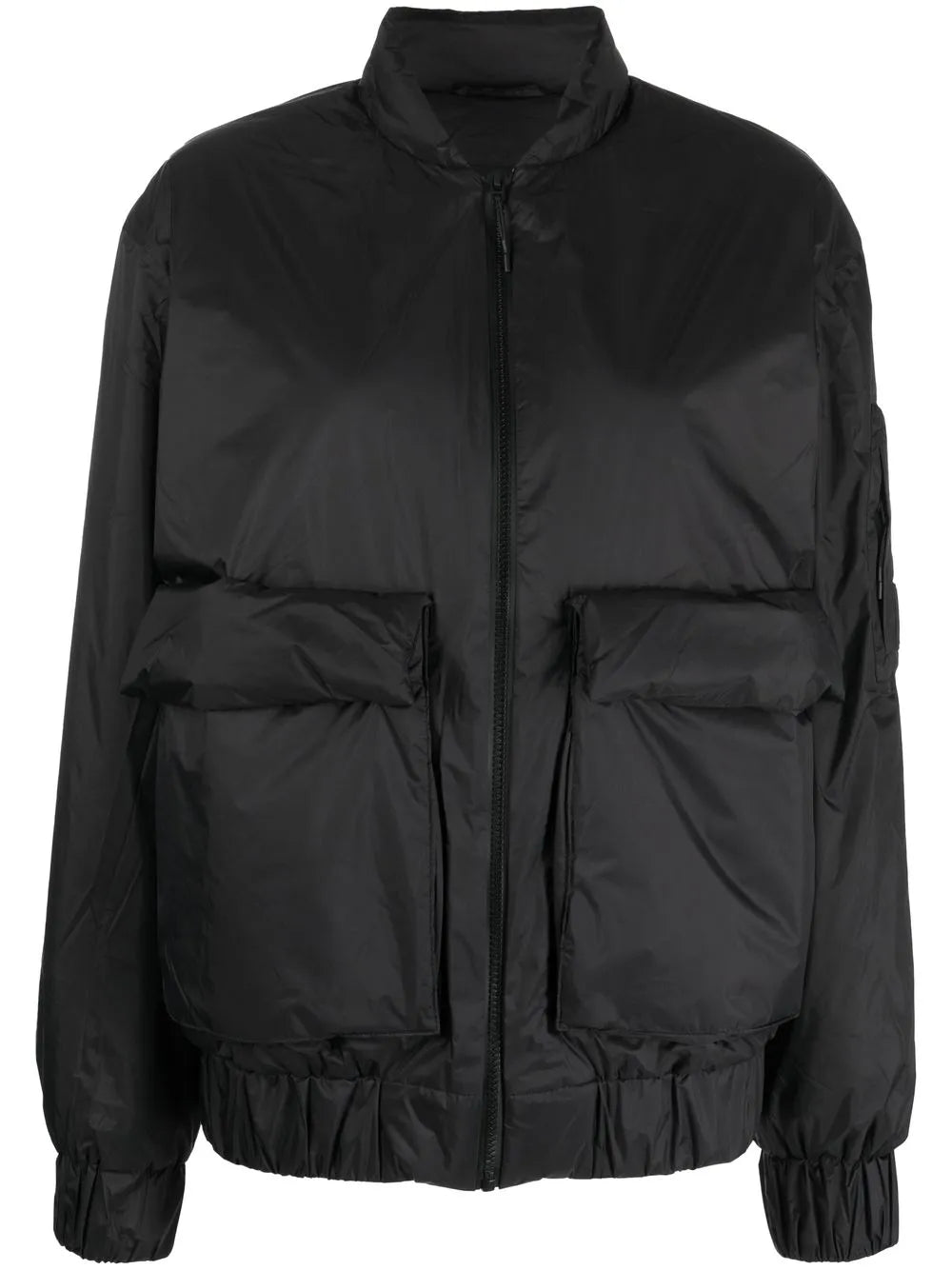 Flap-Pockets Puffer Jacket
