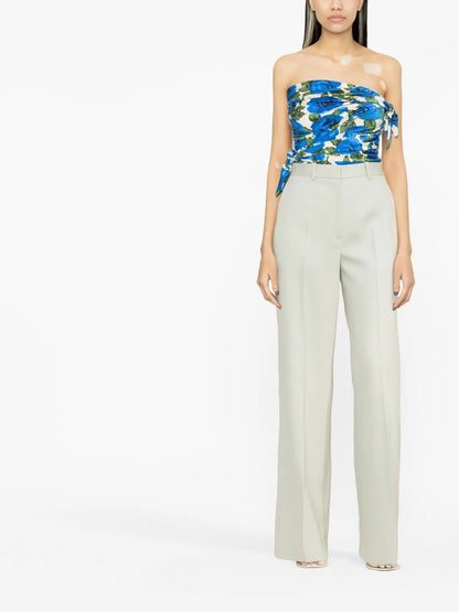 High-Waisted Tailored Trousers