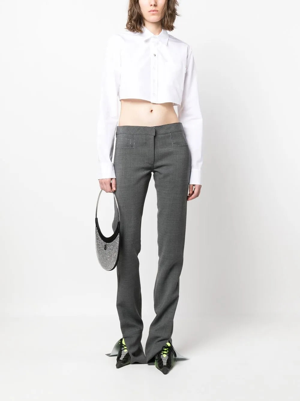 Cropped Cotton Shirt