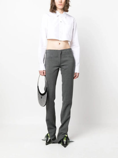 Cropped Cotton Shirt