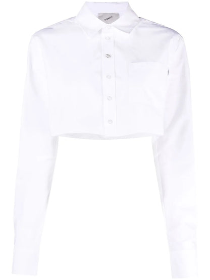 Cropped Cotton Shirt