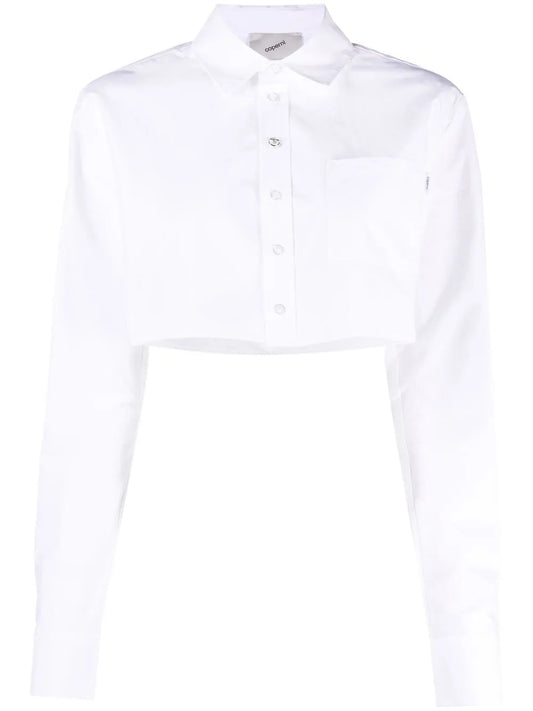 Cropped Cotton Shirt