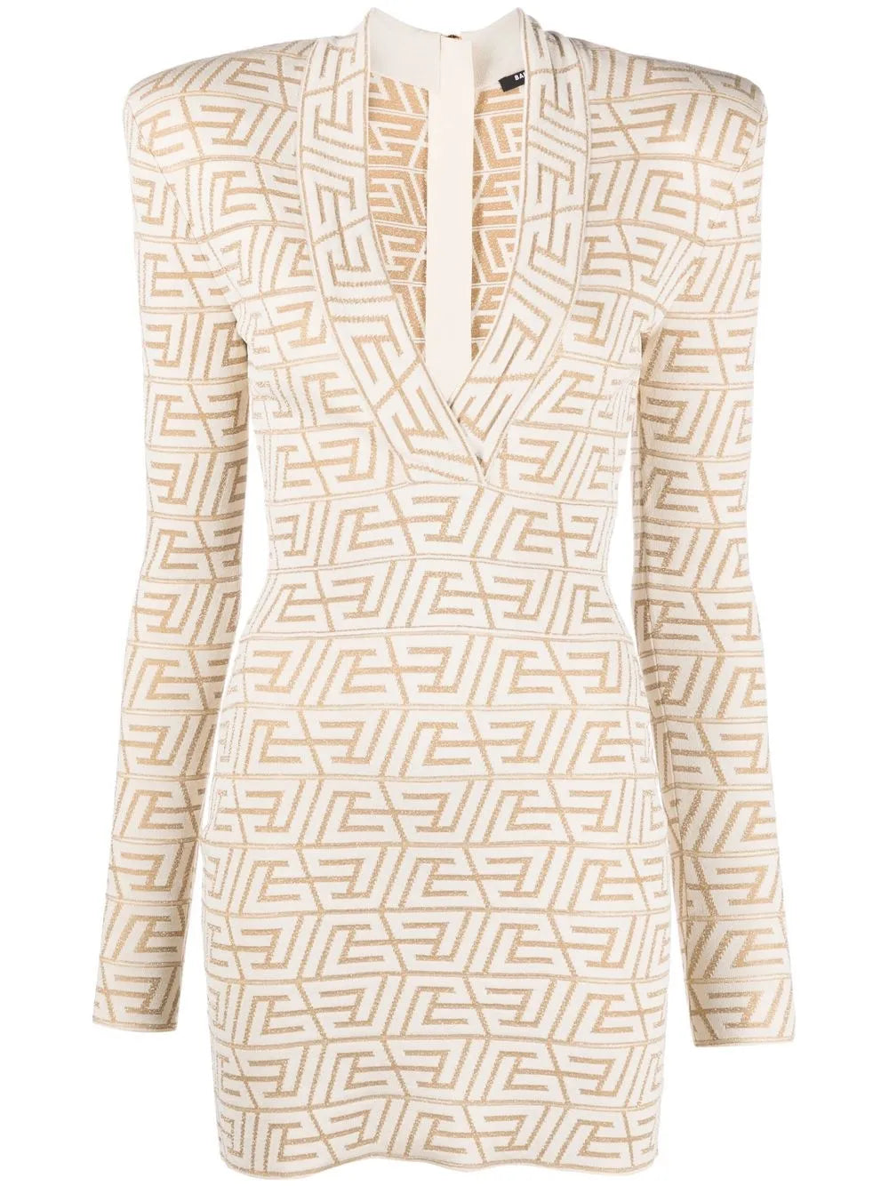 Monogram-Jacquard Mini Dress
