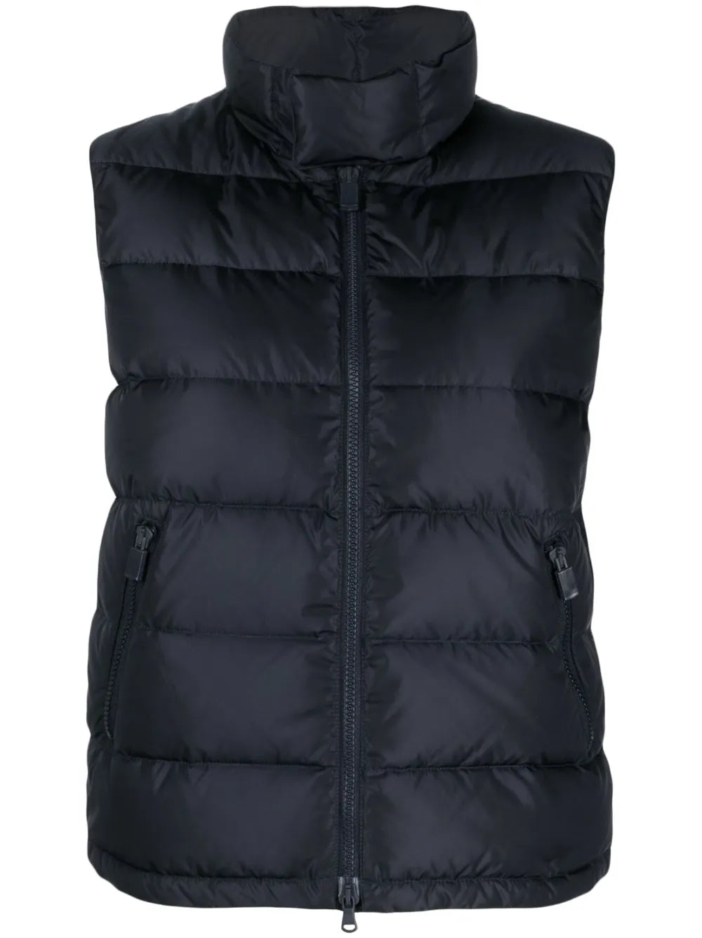Padded Zip-Fastening Gilet